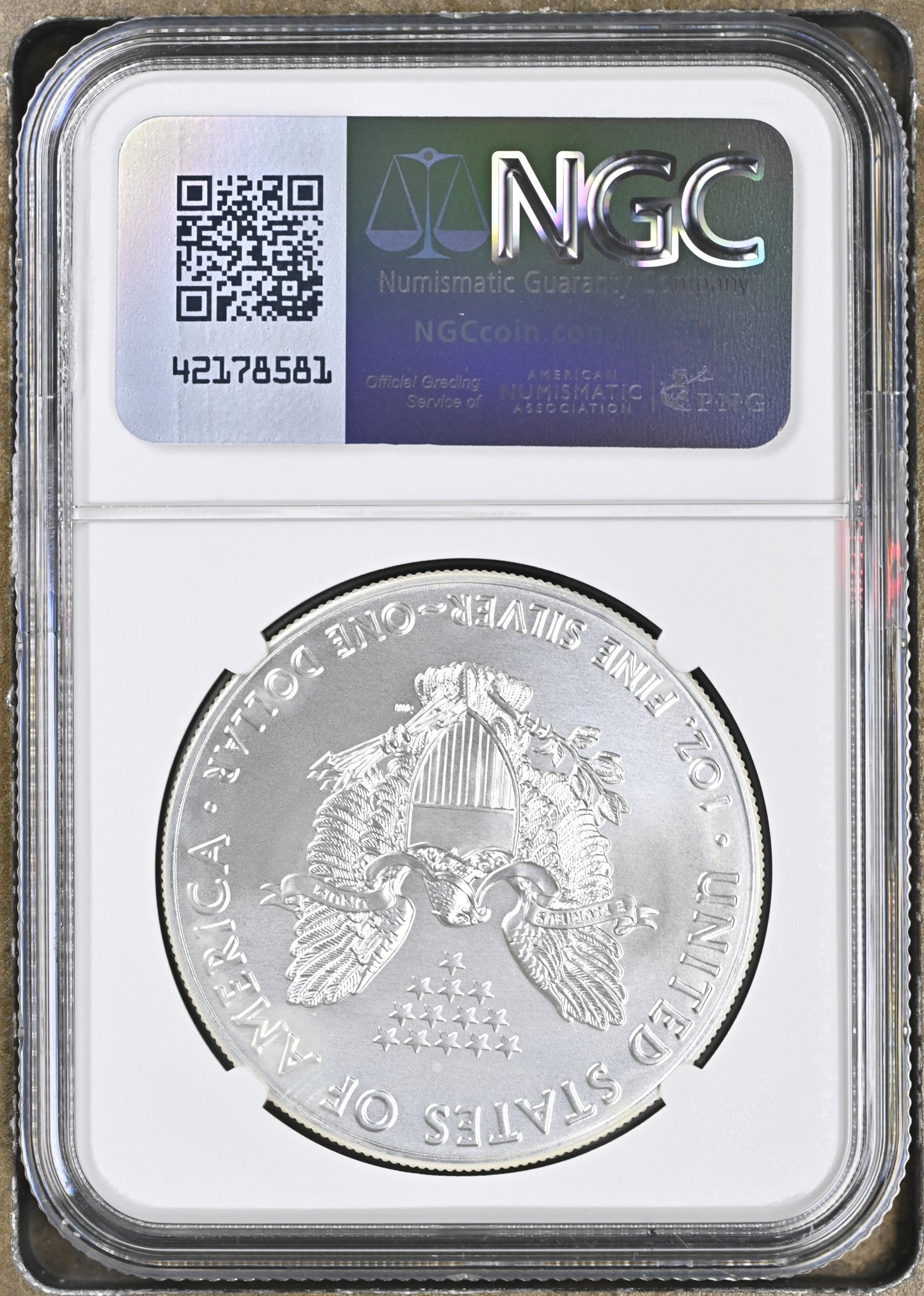 2016 EAGLE S$1 TYPE 1 STRUCK AT WEST POINT MINT (W) MS 69