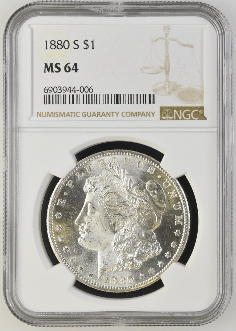 1880 S MORGAN SILVER DOLLAR