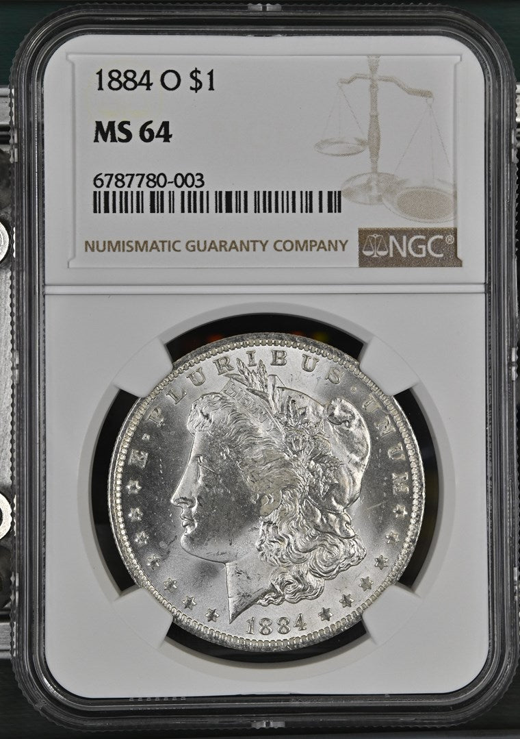 1884 O MORGAN SILVER DOLLAR