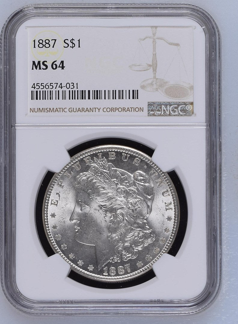 1887 MORGAN SILVER DOLLAR