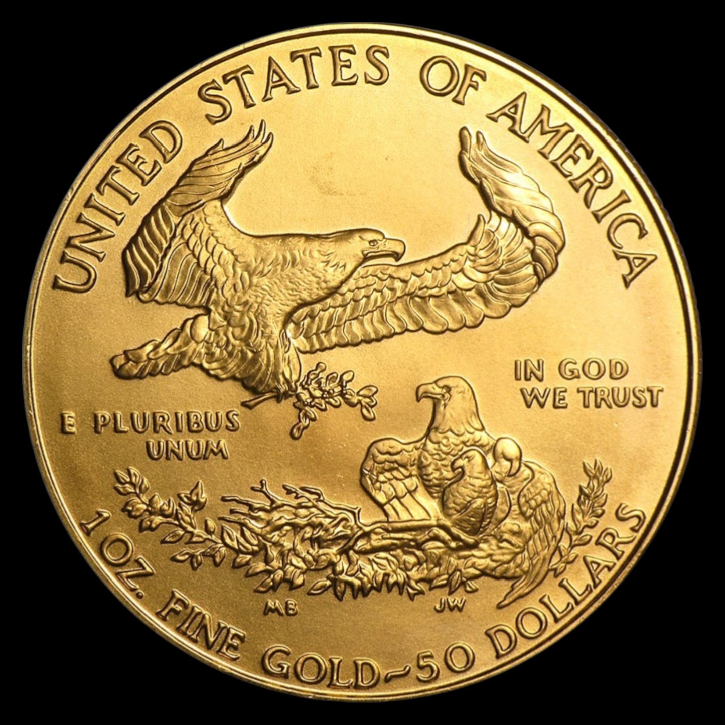 1993 1 OZ AMERICAN GOLD EAGLE BU