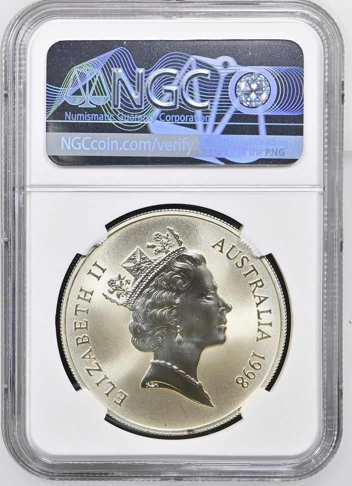 1998 AUSTRALIA S$1 KANGAROO MS 69