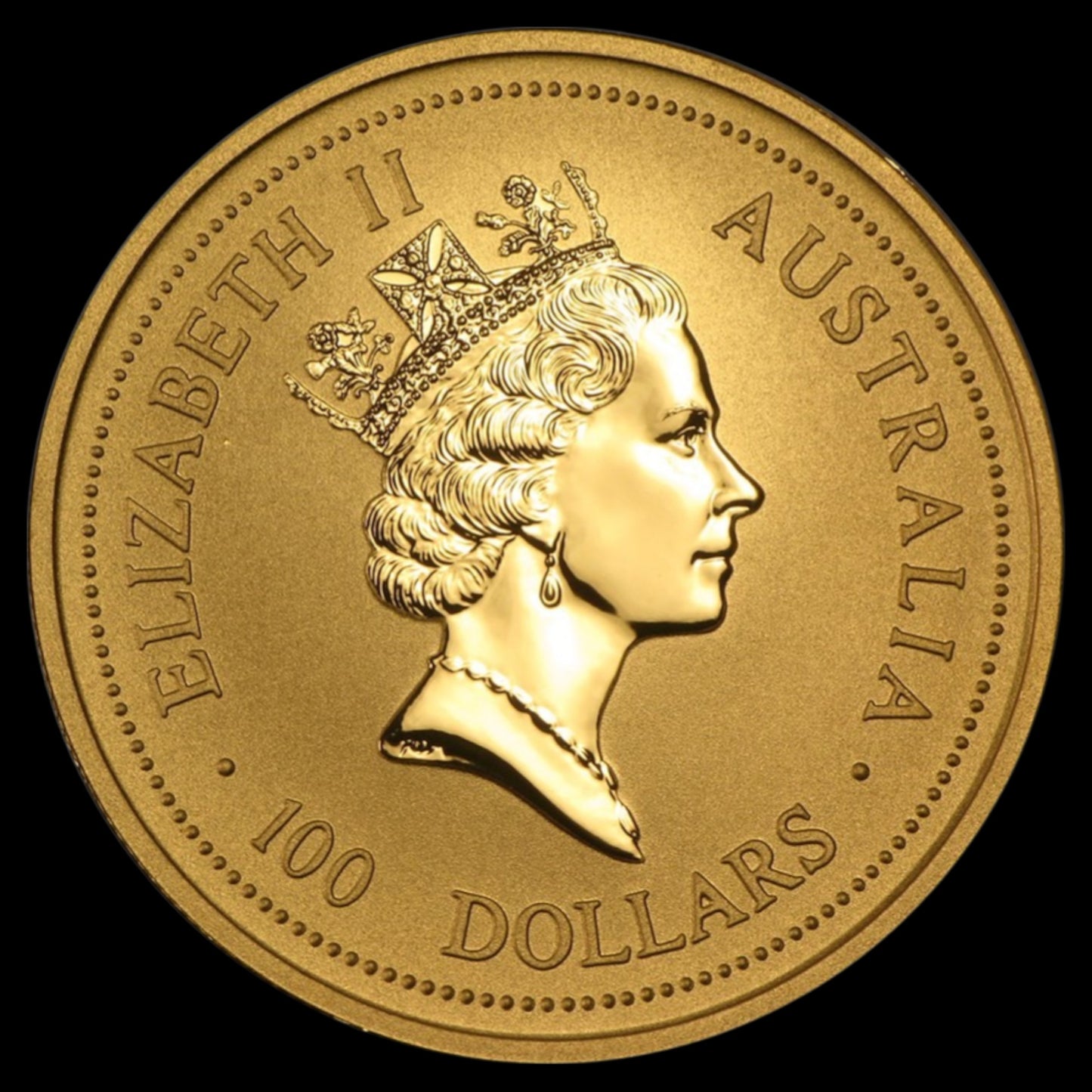 1998 AUSTRALIA 1 OZ GOLD LUNAR TIGER BU (SERIES I)