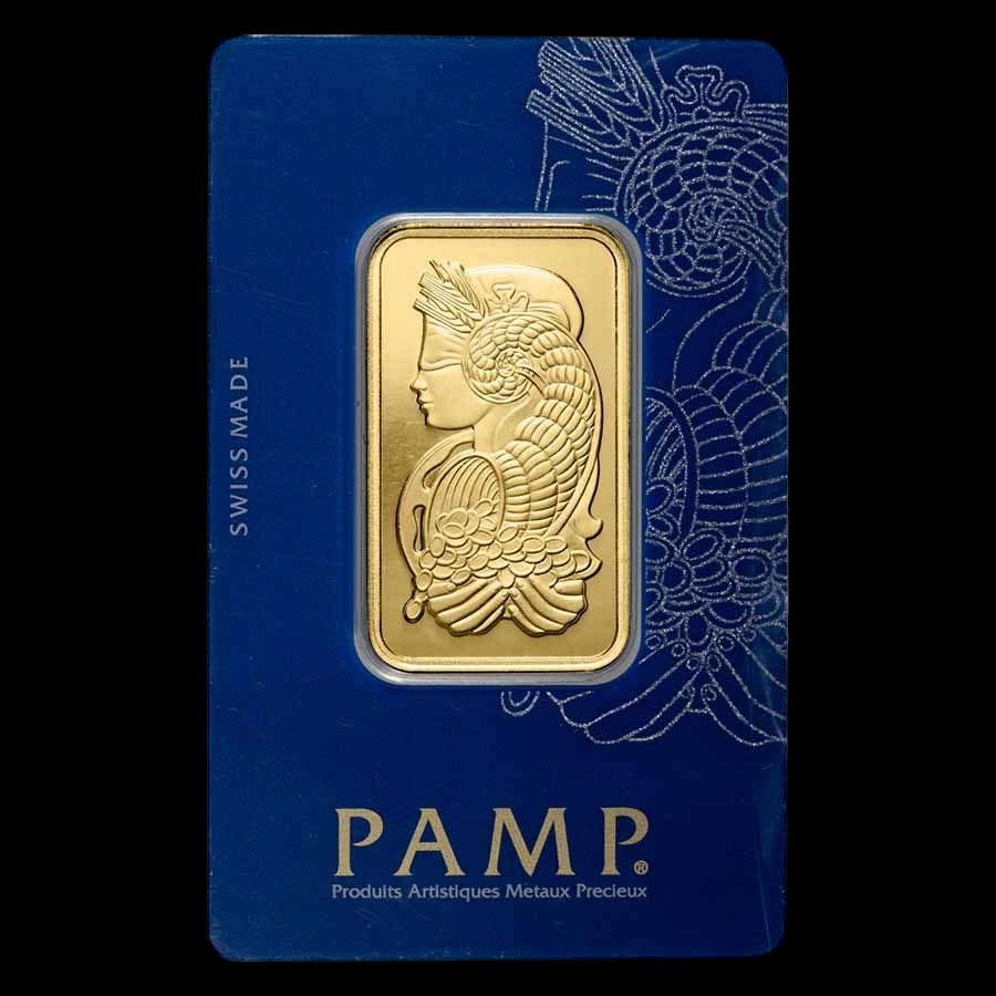 PAMP LADY FORTUNA 1 OZ GOLD BAR
