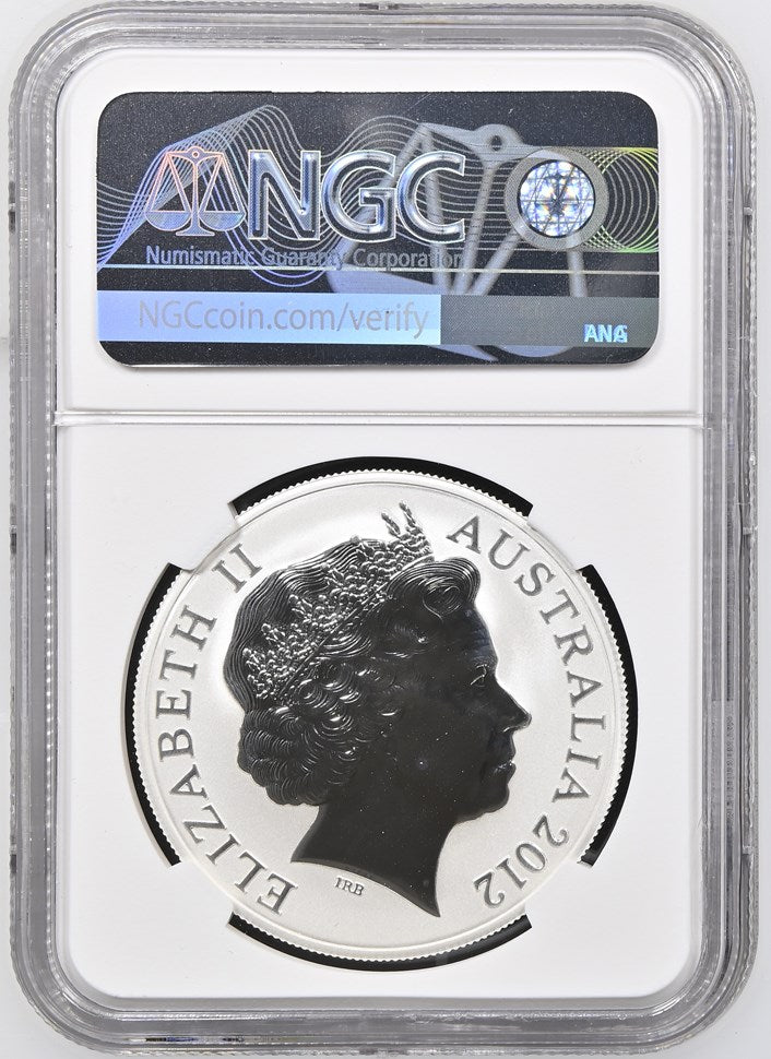 2012 AUSTRALIA S$1 KANGAROO MS 70
