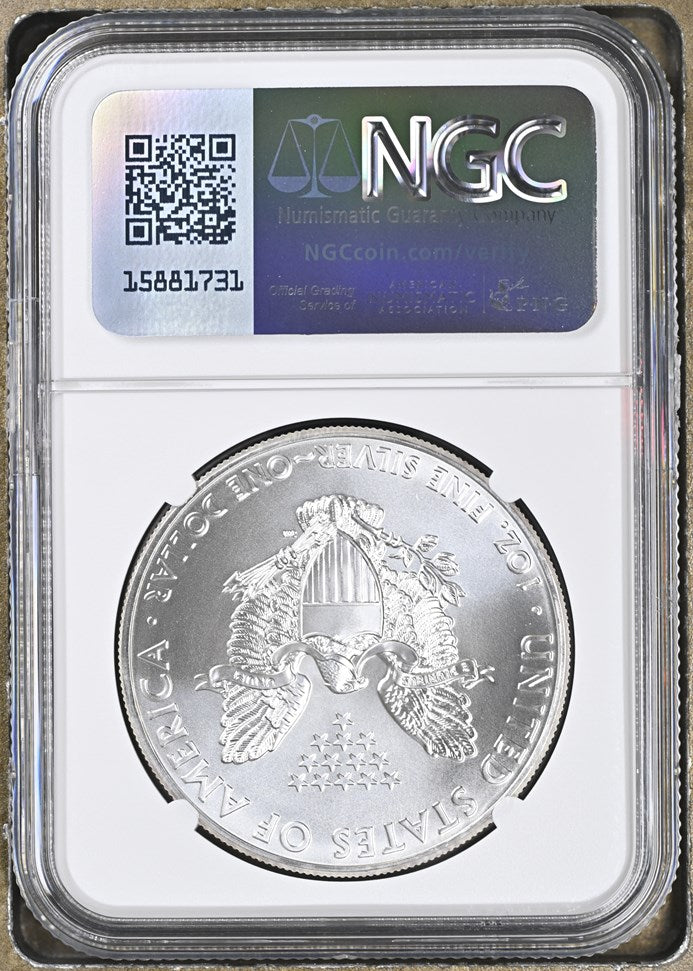 2012 (W) EAGLE S$1 STRUCK AT WEST POINT MINT MS 70