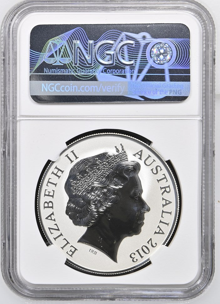 2013 AUSTRALIA S$1 KANGAROO MS 70