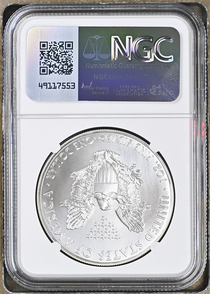 2013 (W) EAGLE S$1 STRUCK AT WEST POINT MINT MS 70