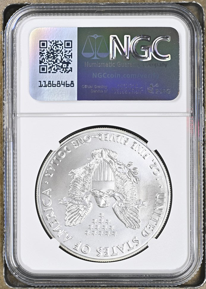 2016 (W) EAGLE S$1 STRUCK AT WEST POINT MINT MS 70