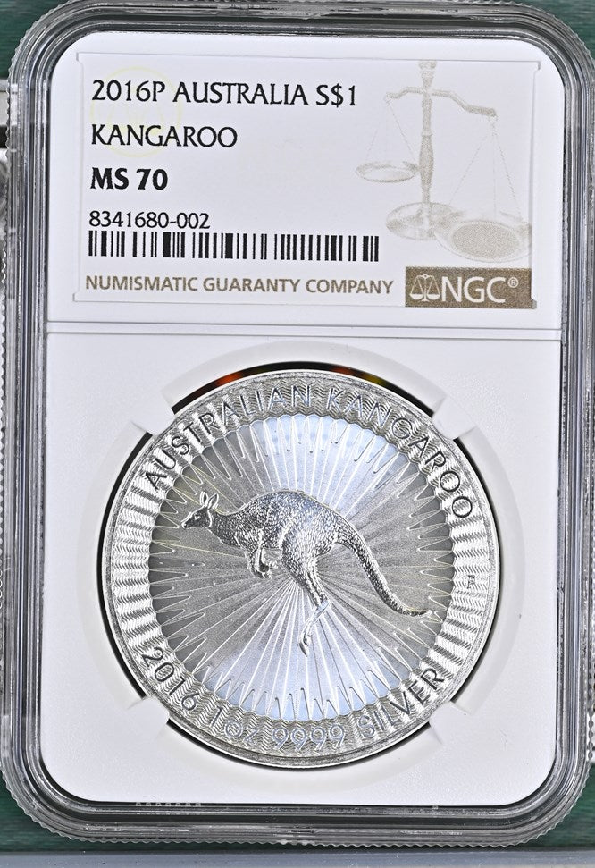 2016P AUSTRALIA S$1 KANGAROO MS 70