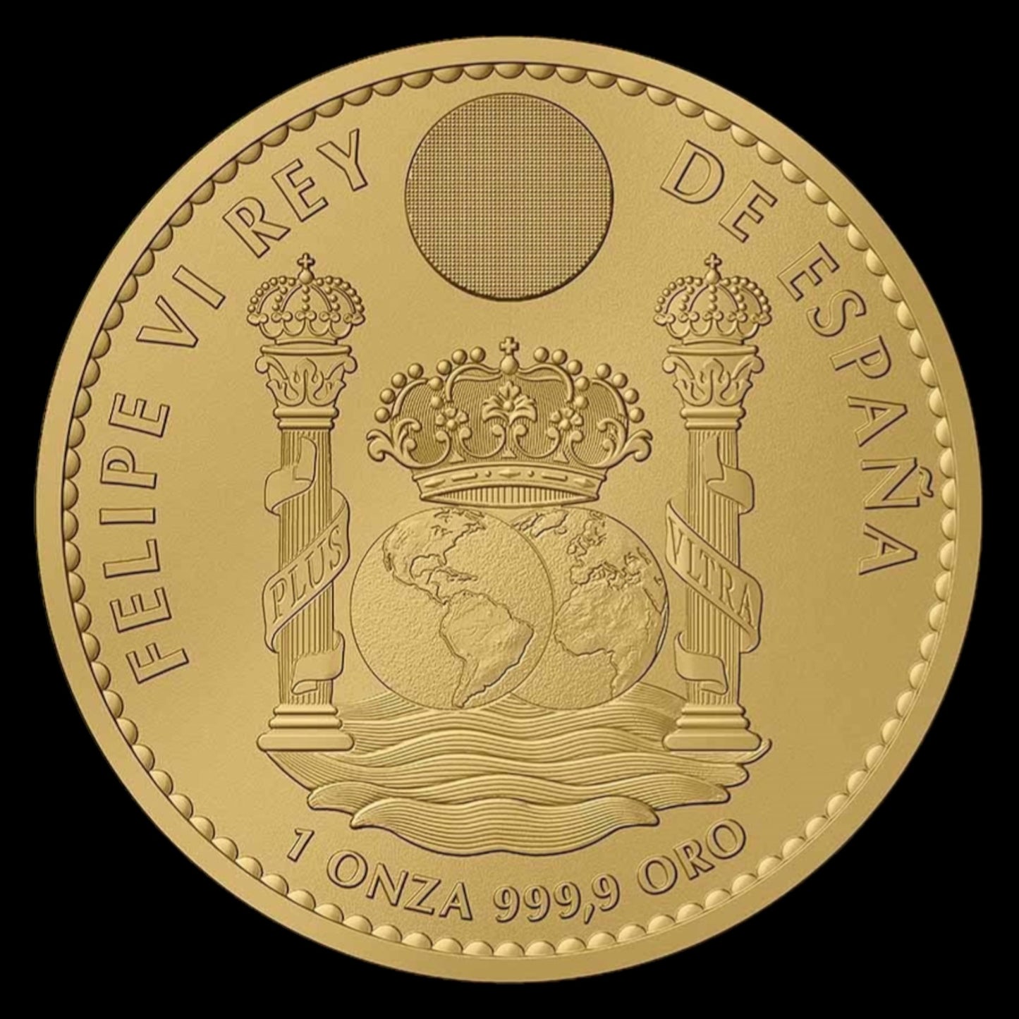 2022 SPAIN 1 OZ GOLD REVERSE PROOF BULL DOUBLOON