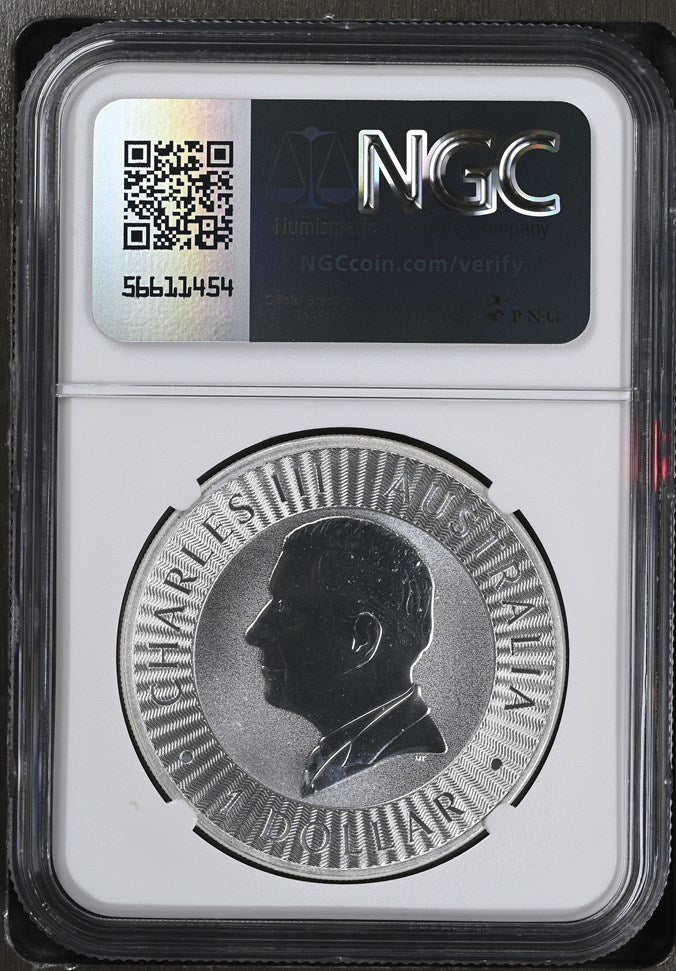 2024 P125 AUSTRALIA S$1 KANGROO MS 70