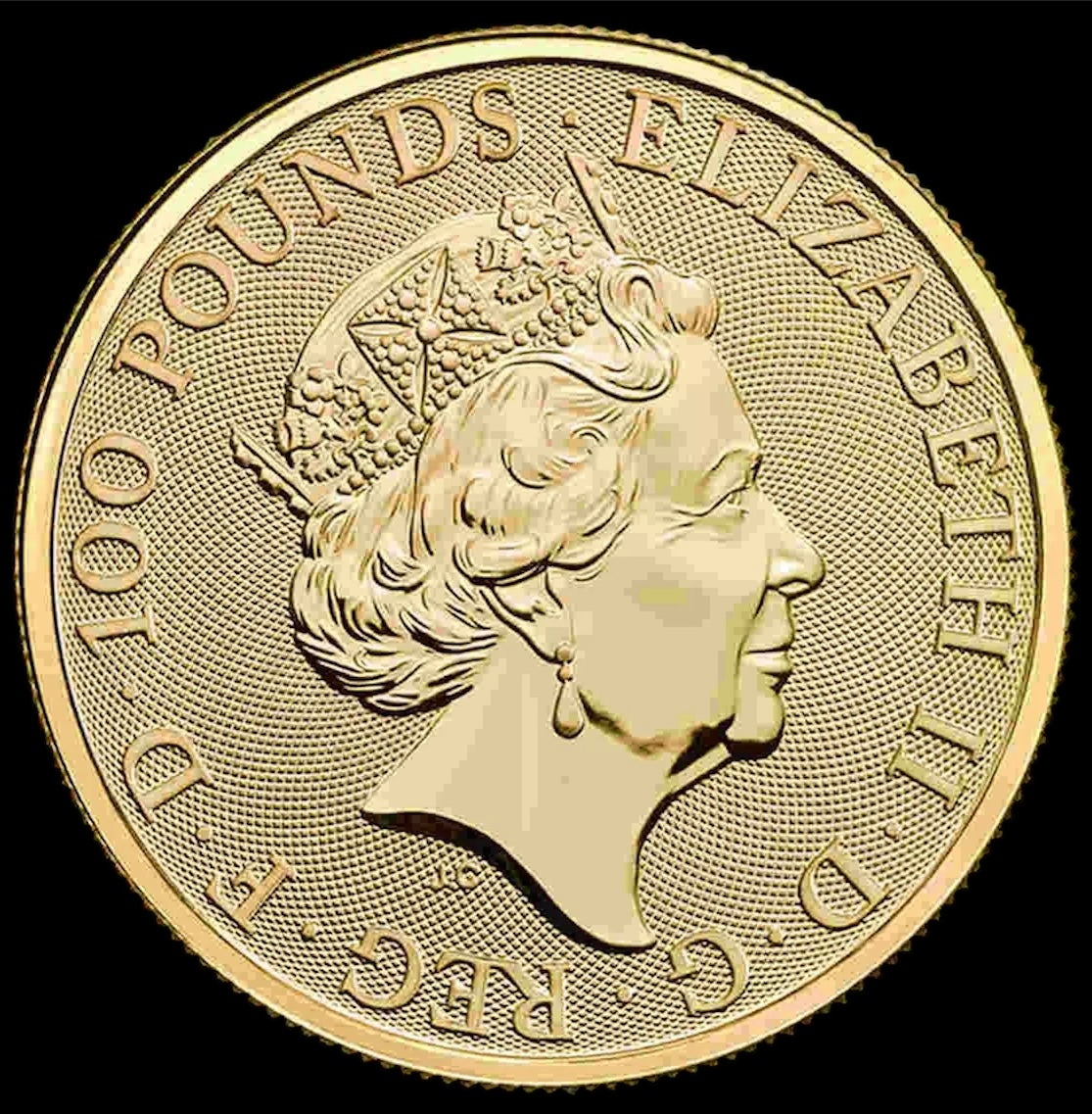2018 GREAT BRITAIN 1 OZ GOLD QUEEN'S BEASTS THE UNICORN