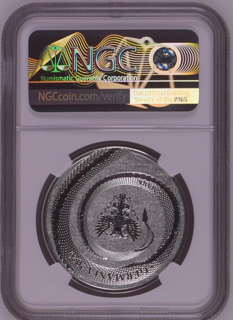2020 Germania Fantasy Coins S5M Fafnir Private Issue NGC MS 70