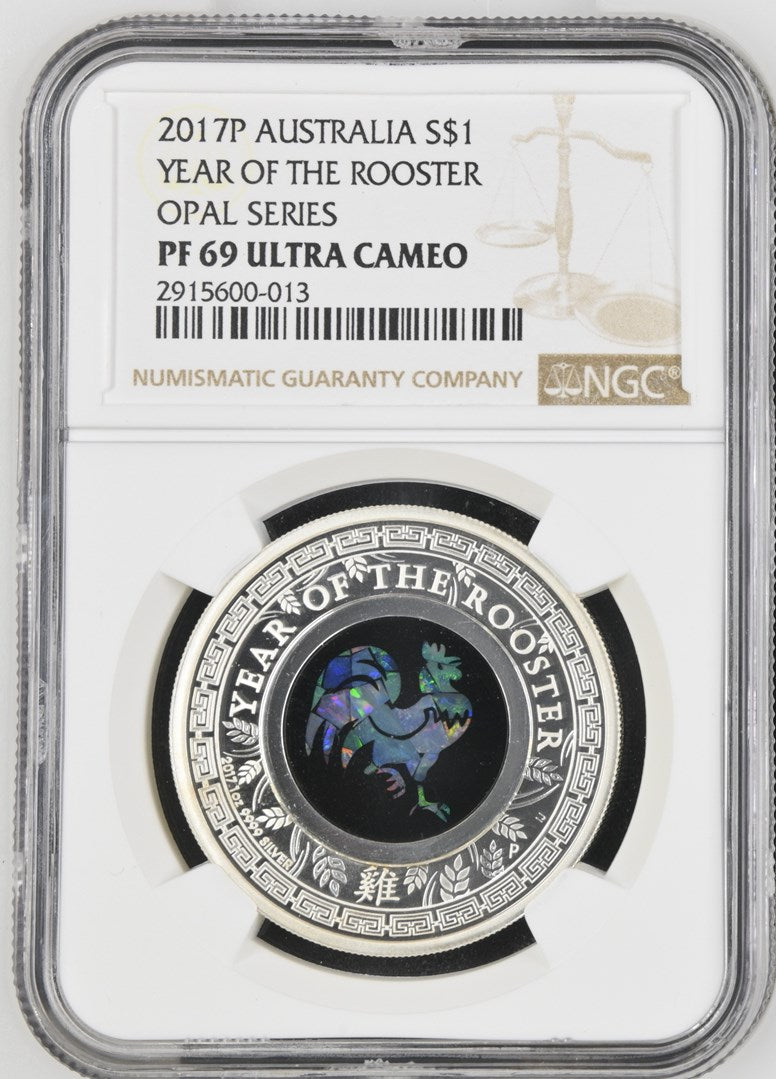 2017 AUSTRALIA S$1 YEAR OF THE ROOSTER