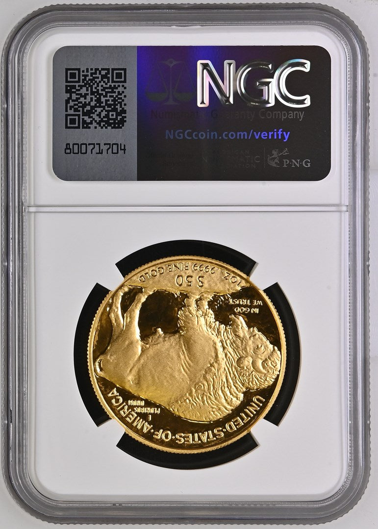 2006 W BUFFALO G$50 NGC PF 69 ULTRA CAMEO