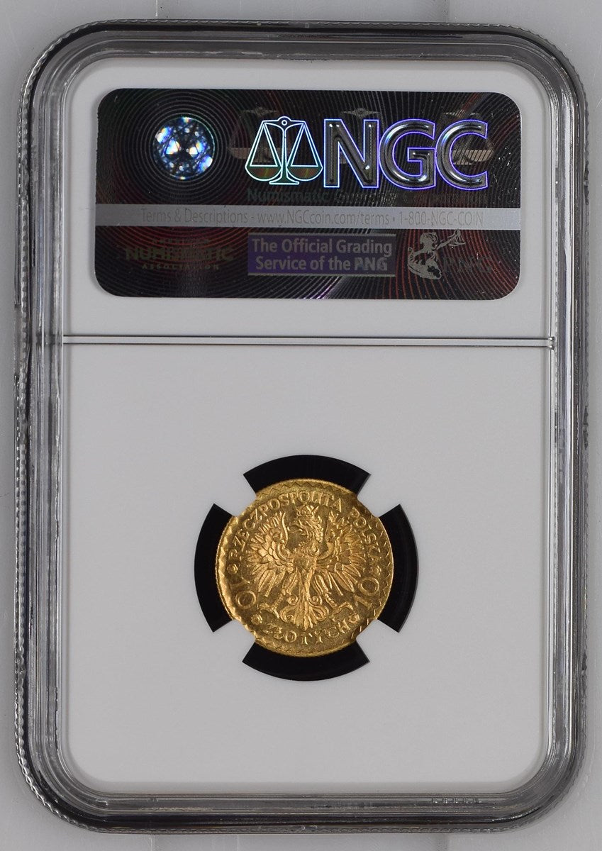 1925 POLAND G10Z NGC MS 64+