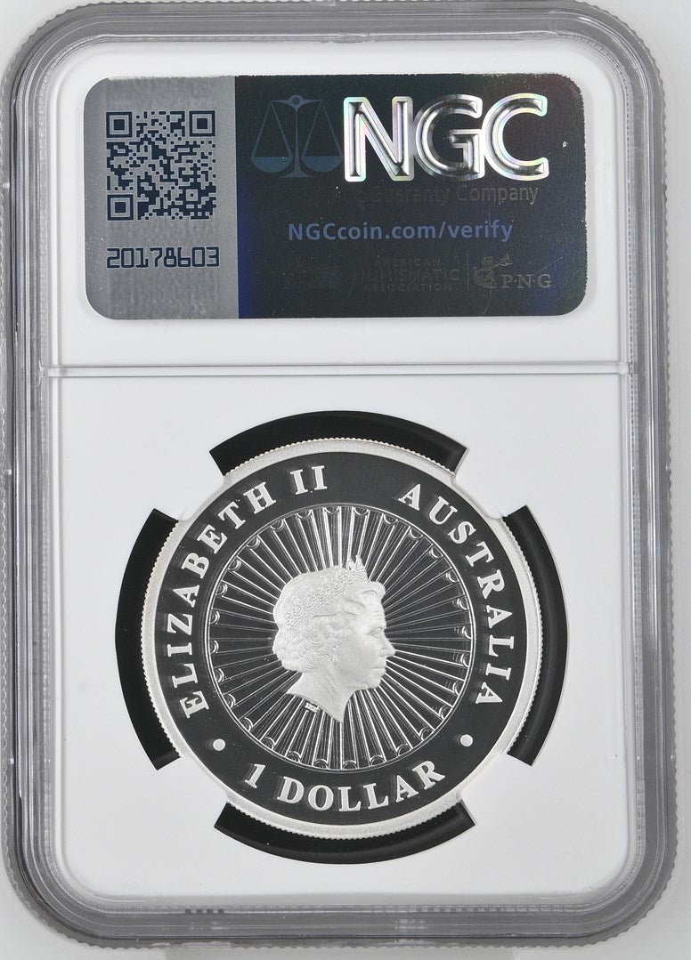 2014 AUSTRALIAN OPAL SERIES THE TASMANIAN DEVIL NGC PF70