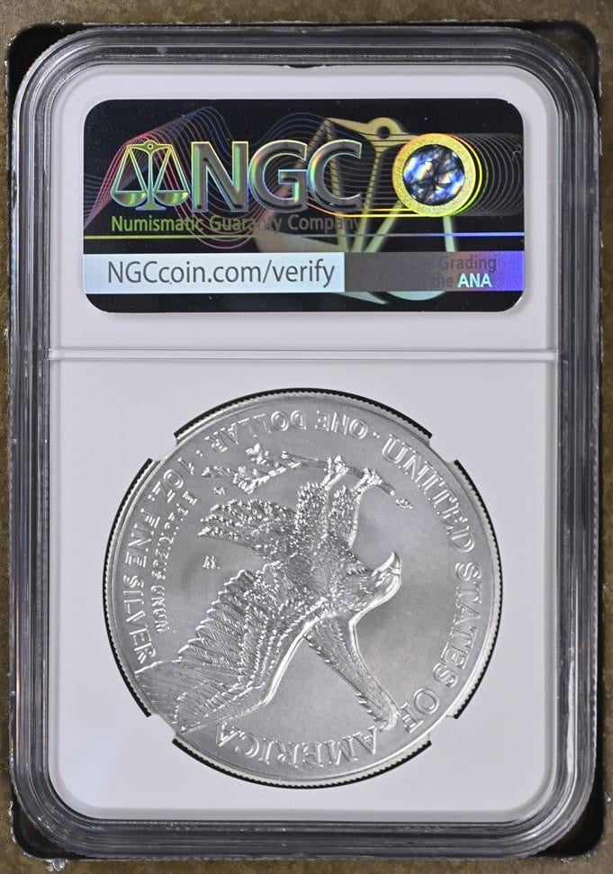 2022 W Burnished Eagle S$1 MS 69