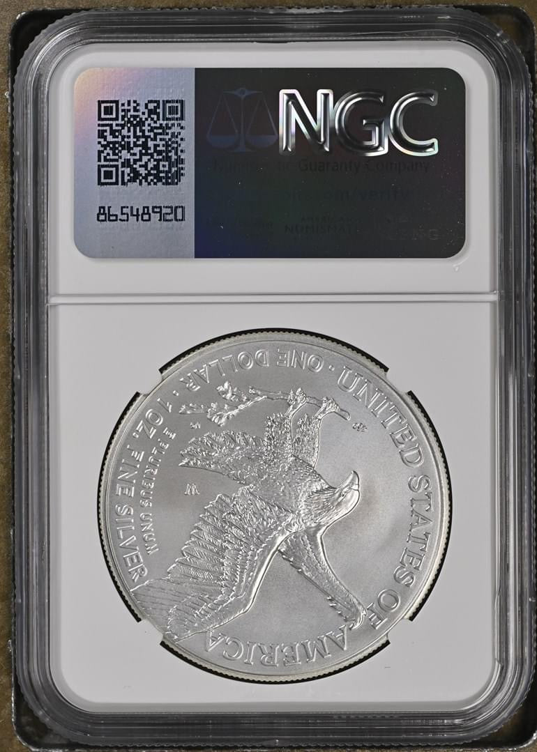 2024 W Burnished Eagle S$1 MS 69