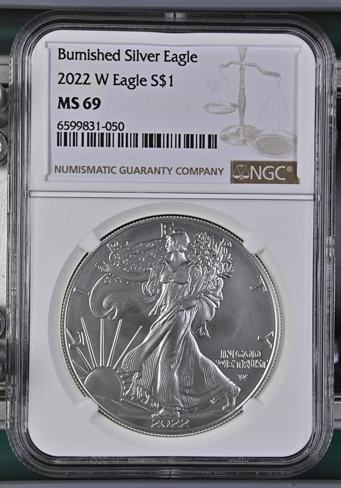 2022 W Eagle S$1 MS 69
