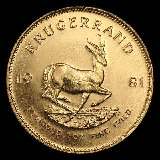 1981 SOUTH AFRICA 1 OZ GOLD KRUGERRAND BU