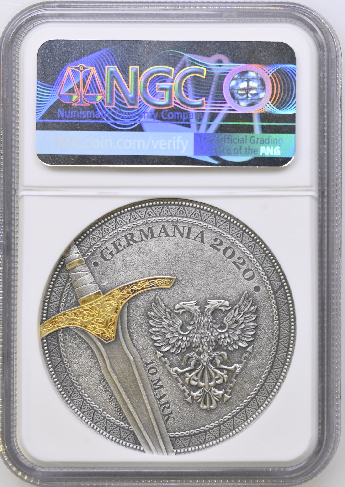 2020 WARRIORS ARIOWIT 2 OZ SILVER MS 70