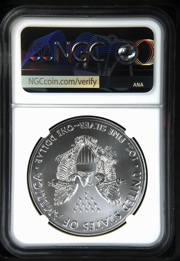 2021(S) Eagle S$1 Heraldic Eagle T-1 MS 69