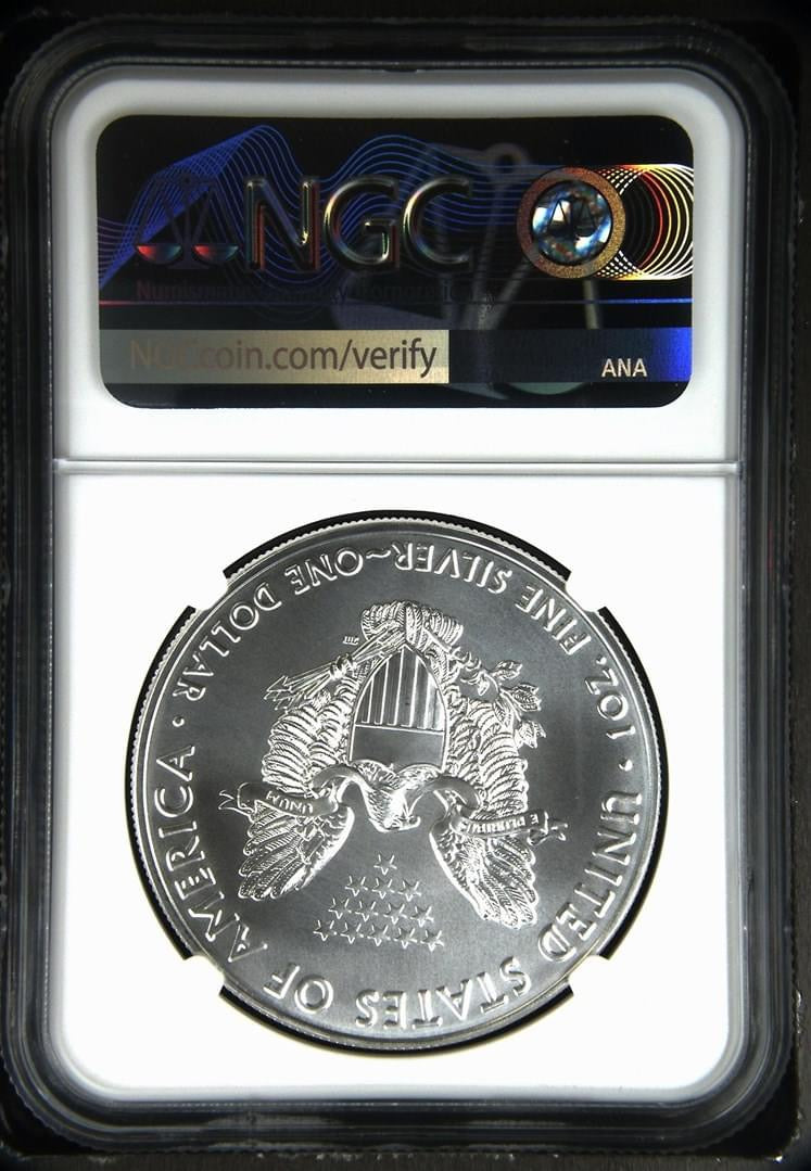 2021 Eagle S$1 Heraldic Eagle T-1 MS 69