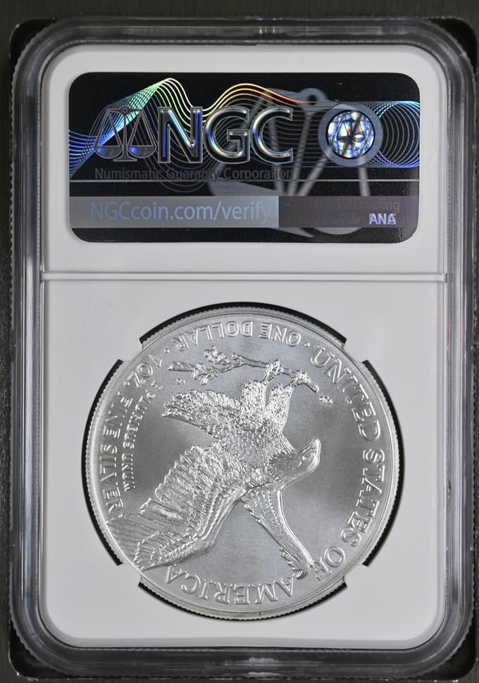 2021 Eagle S$1 Eagle Landing T-2 MS 69