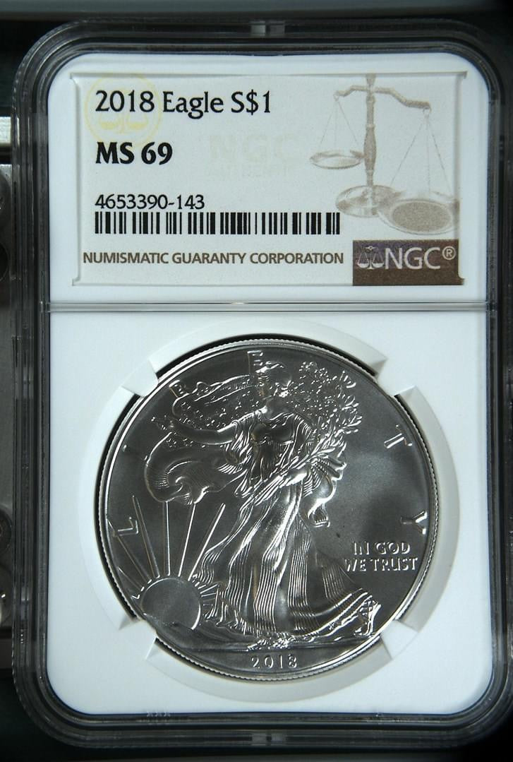 2018 Eagle S$1 MS 69