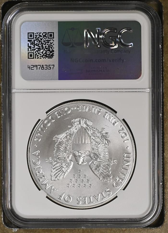 2017 EAGLE S$1 MS 69
