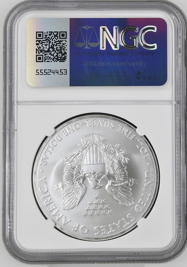 2013(S) EAGLE S$1 MS 69