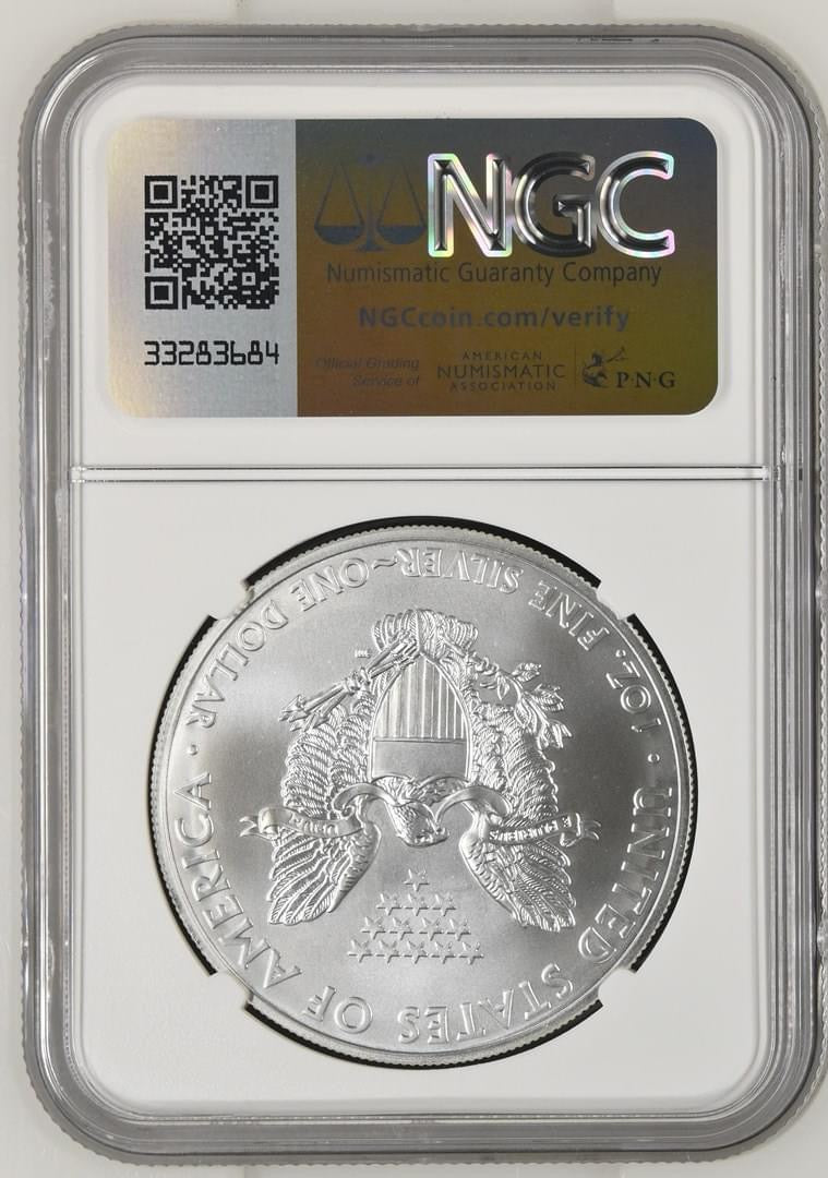 2011(S) EAGLE S$1 MS 69