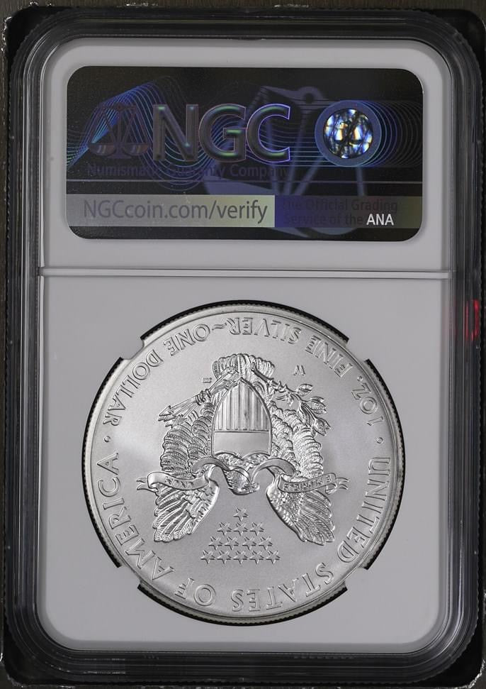 2008 W EAGLE S$1 BURNISHED SILVER EAGLE ANNUAL DOLLAR COIN SET MS 69