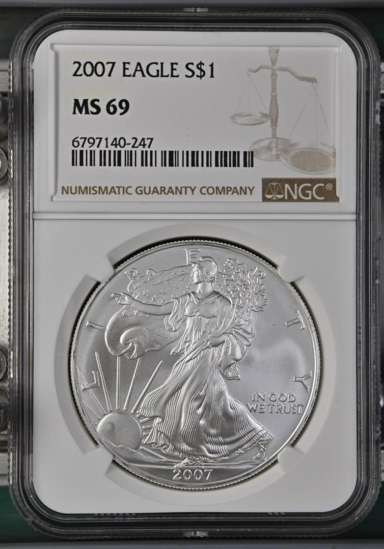2007 EAGLE S$1 MS 69