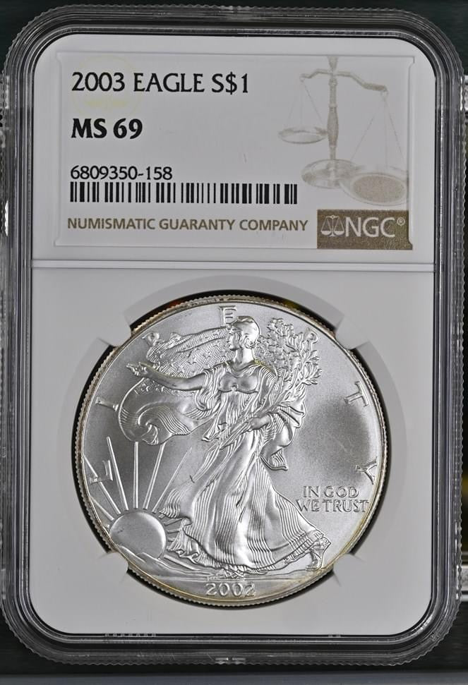 2003 EAGLE S$1 MS 69
