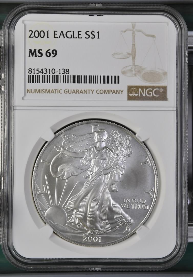 2001 EAGLE S$1 MS 69