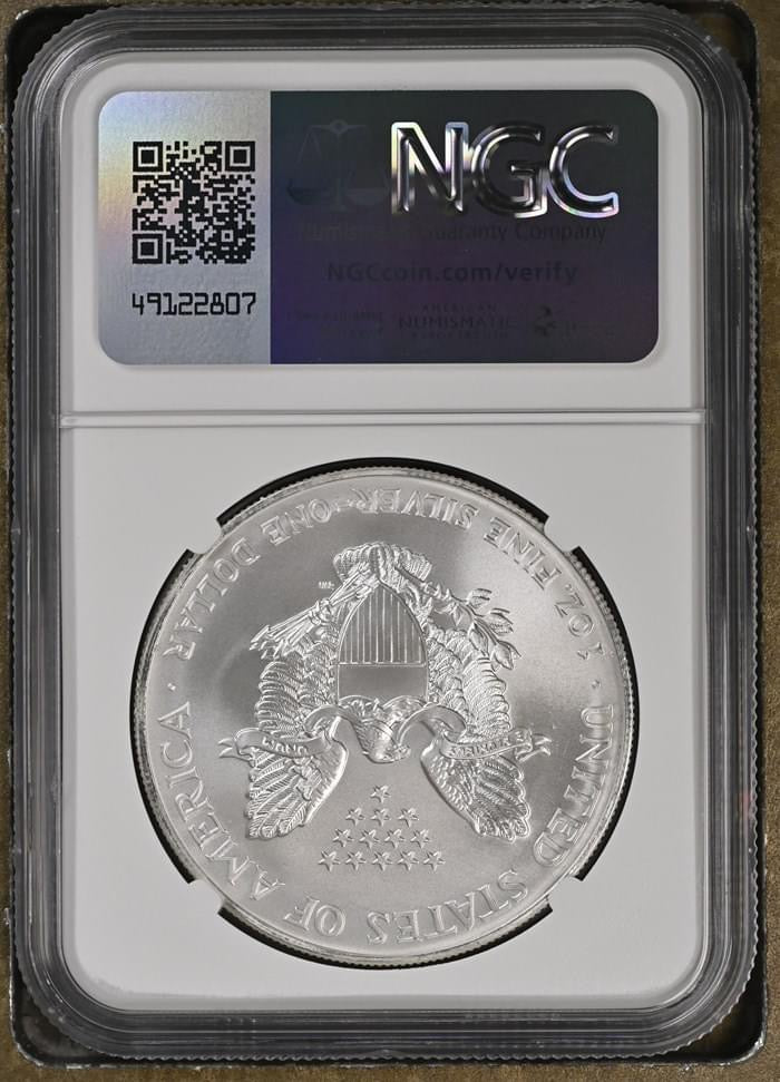 2001 EAGLE S$1 MS 69