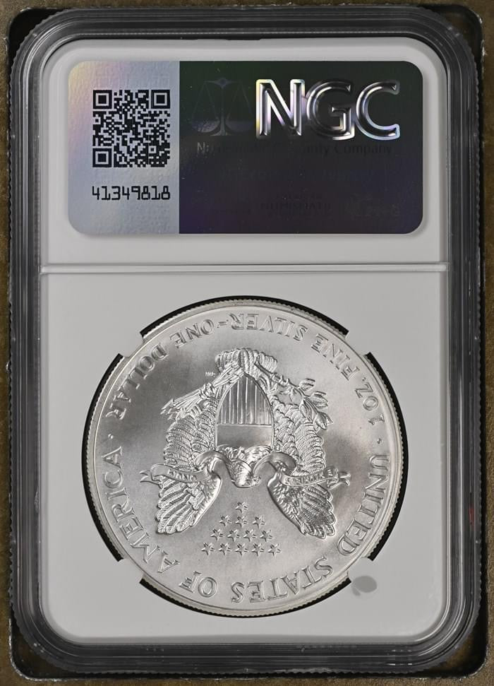 2000 EAGLE S$1 MILLENNIUM SET MS 69