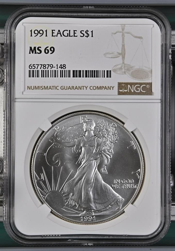 1991 EAGLE S$1 MS 69