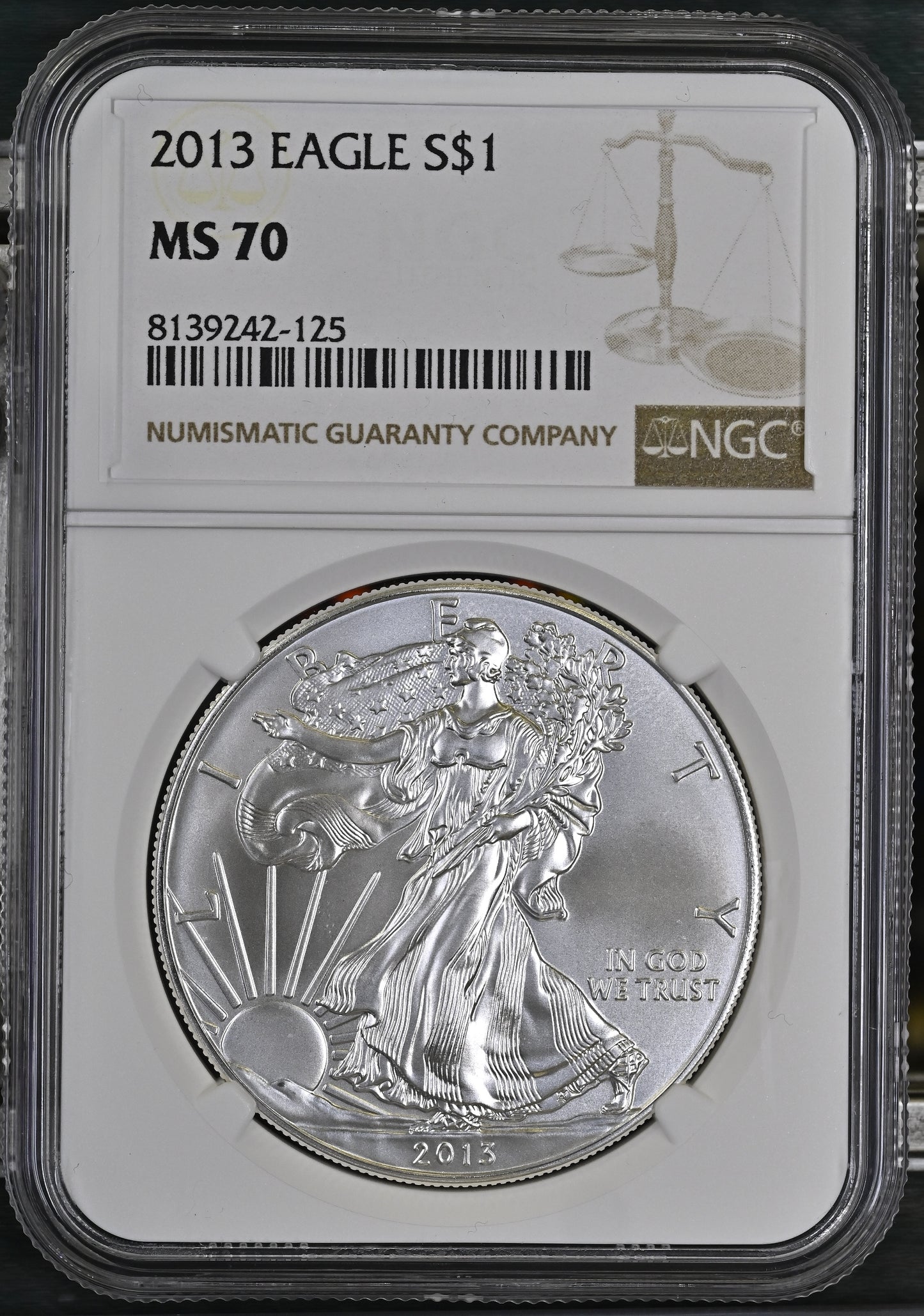 2013 EAGLE S$1 MS 70