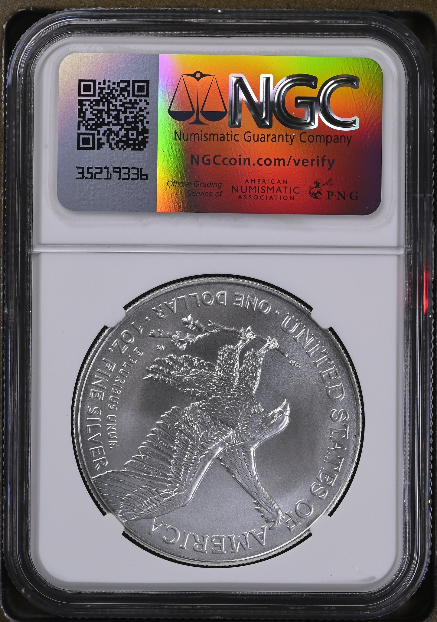 2024 (W) EAGLE S$1 STRUCK AT WEST POINT MINT MS 70