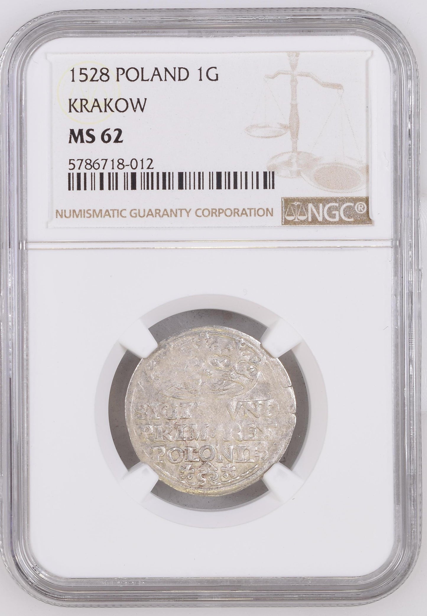 1528 POLAND 1G KRAKOW MS 62 TOP-POP