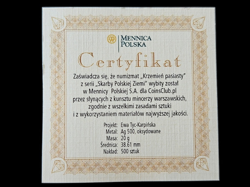 Skarby Polskiej Ziemi Krzemień Pasiasty