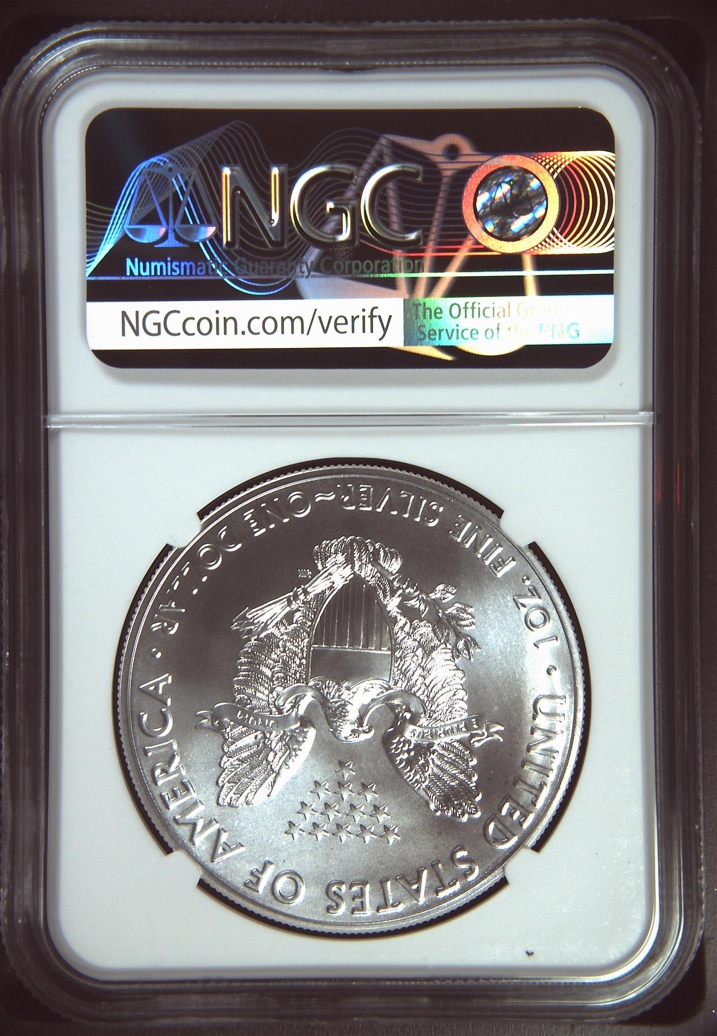 2018 EAGLE S$1 TYPE 1 STRUCK AT WEST POINT MINT (W) MS 69