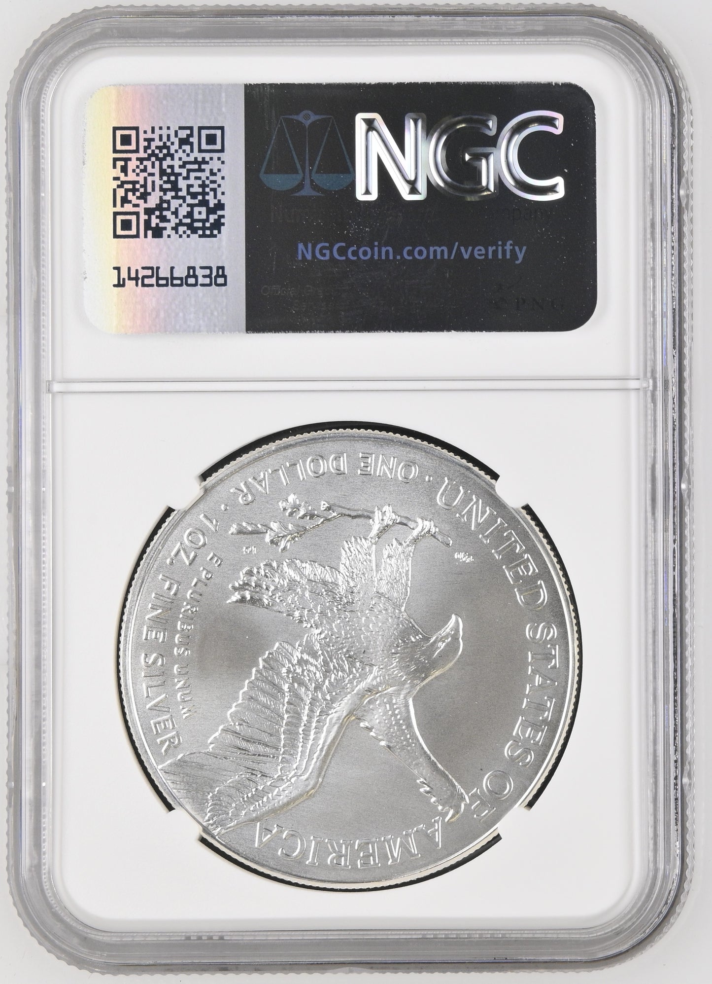 2025 EAGLE S$1 TYPE 1 STRUCK AT WEST POINT MINT (W) MS 69