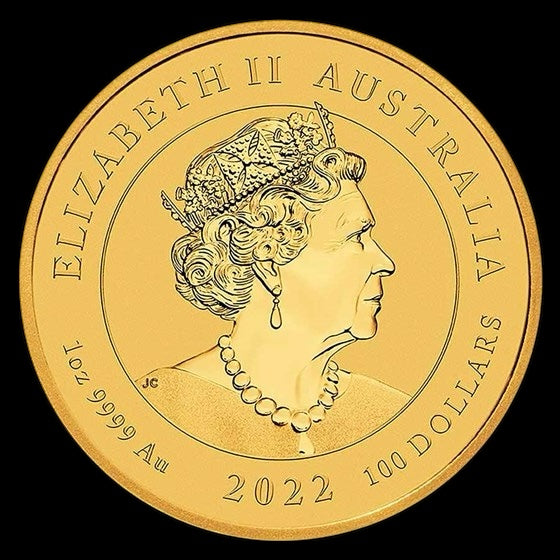2022 AUSTRALIA 1 OZ DOUBLE DRAGON BU (ONLY 5000)