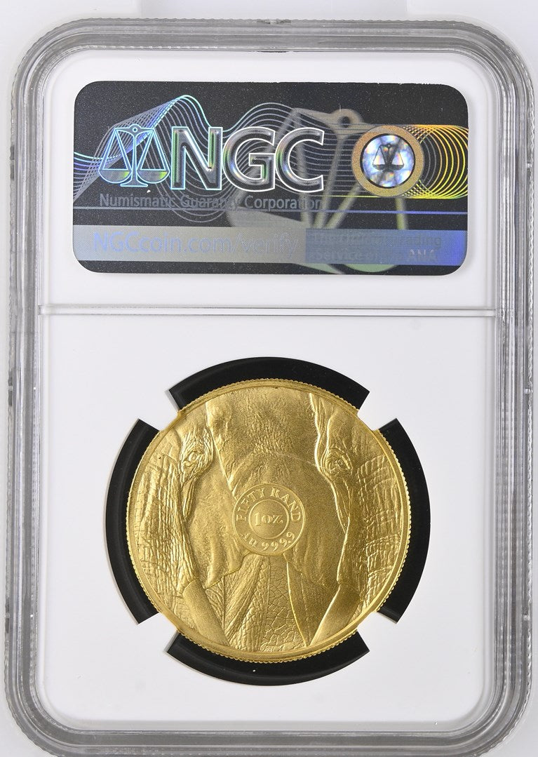 2022 SOMALIA AFRICAN WILDLIFE ELEPHANT NGC MS 70 TOP-POP