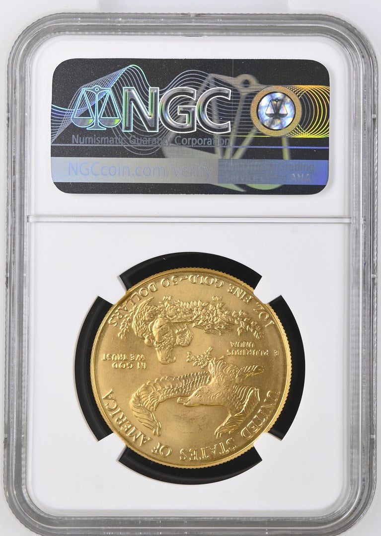 1986 1 OZ AMERICAN GOLD EAGLE NGC MS 69